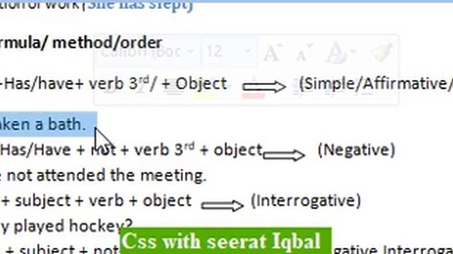 Present perfect Tense in Grammar and CSS смотреть онлайн