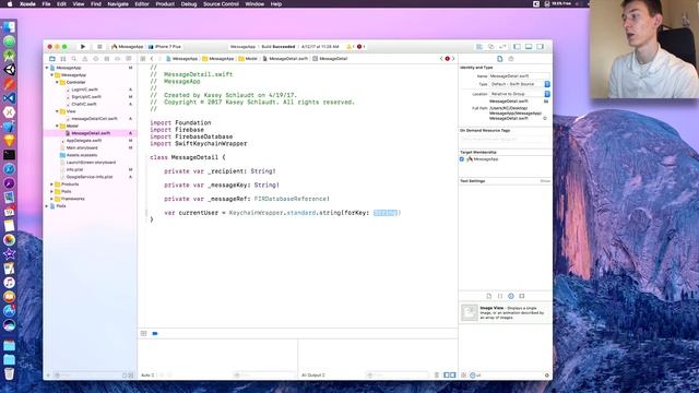 Making a Messaging App: Episode 2 (Swift 3 in Xcode) смотреть онлайн