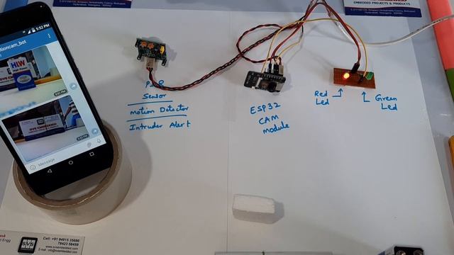 ESP32-CAM PIR Intruder Alert with Photo Capture and Send Image to Telegram App смотреть онлайн