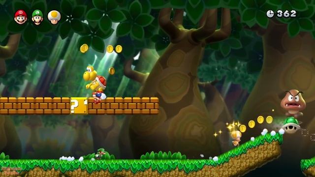 New Super Mario Bros. U Deluxe – 3 Player Coin Battle смотреть онлайн