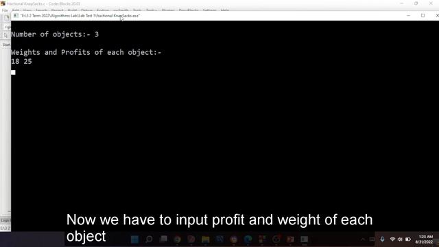 Fractional Knapsack Problem in C Program code | using Greedy Method | Algorithm Bangla Tutorial 202 смотреть онлайн