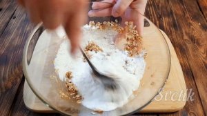 Домашнее овсяное печенье БЕЗ САХАРА!!! Медовое овсяное печенье!