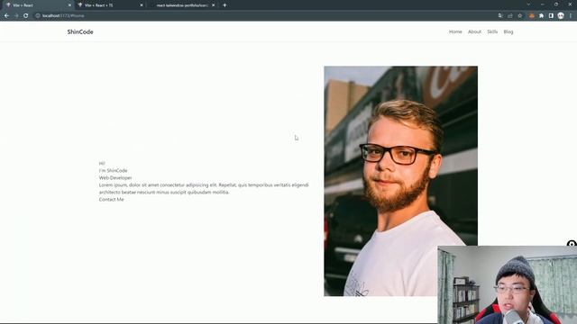 React × TailwindCSSでポートフォリオサイトを構築してみよう смотреть онлайн