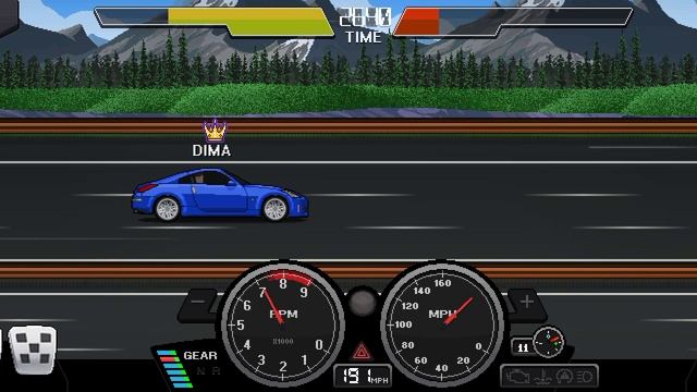 играю в Pixel Car Racer