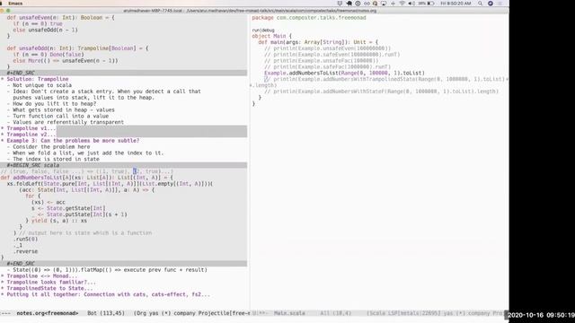 Scala - Trampolines - Programming with Effects смотреть онлайн