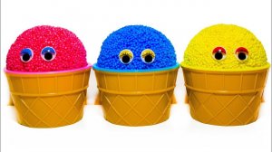 РАЗНОЦВЕТНЫЕ Глазастики из Пластилина УЧИТЬ ЦВЕТА Три Кота МАША И МЕДВЕДЬ Бен и Холли