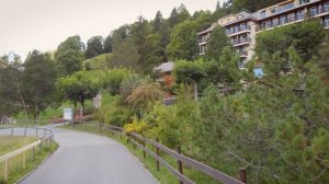 4K City Walks: Walking Wengen Switzerland above Lauterbrunnen - Virtual Walk Walking Treadmill Vide