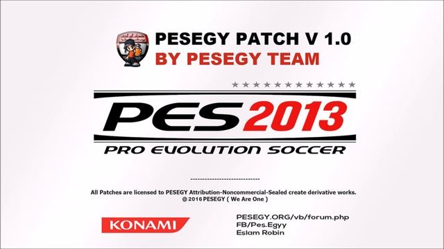 PES2013 PESEGY Patch V1.0 Song By PESEGY Team смотреть онлайн