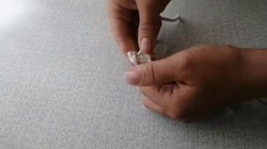 Брелок за 3 минуты из короткой верёвки или шнурка