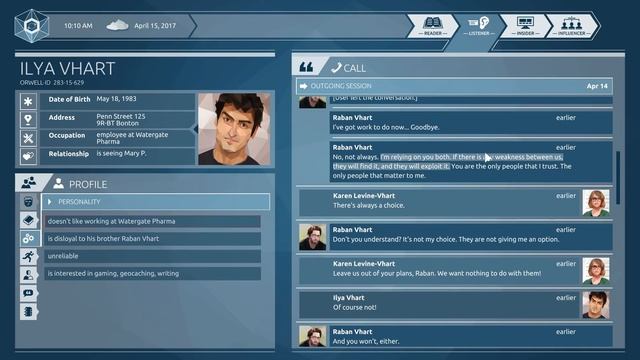 Influence - Orwell: Ignorance is Strength - S2 Ep3 Part 1 - Let's Play Blind Gameplay смотреть онлайн