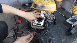 Ремонт мотокультиватор замена кольца??