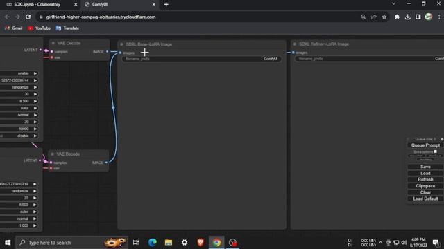 Stable Diffusion XL 1.0 + LoRA + Refiner With Comfy UI смотреть онлайн