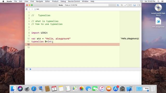 typealias in swift programming смотреть онлайн