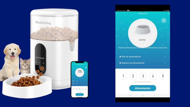 Comedero inteligente Smart Life /Tuya Smart para mascotas: cómo funciona смотреть онлайн
