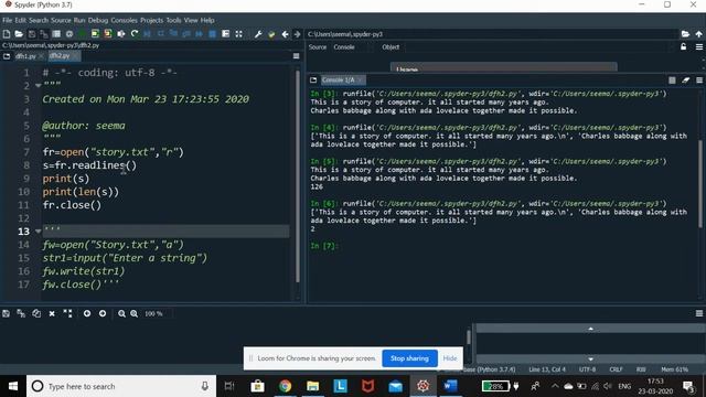 Data File Handling in Python | Text Files | Part - 2 смотреть онлайн