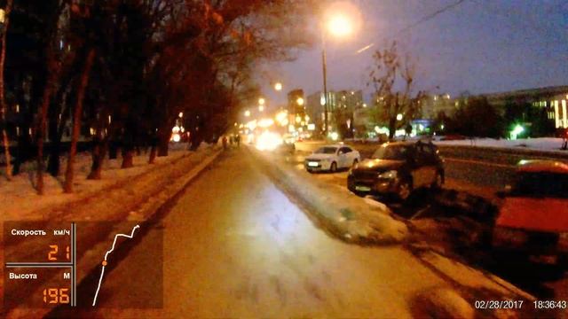 Xiaomi M365 - вечером в Москве смотреть онлайн