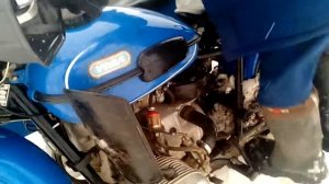 Как мы заправляли Мотоцикл Урал)))