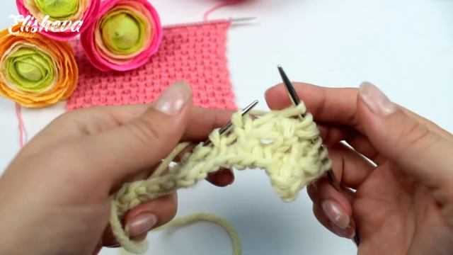 Вязание спицами. Узор Соты