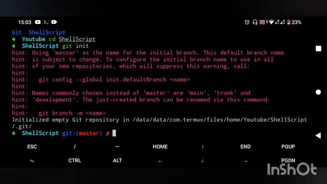 [Termux] Shell Script - Criando repositório Git do treinamento смотреть онлайн