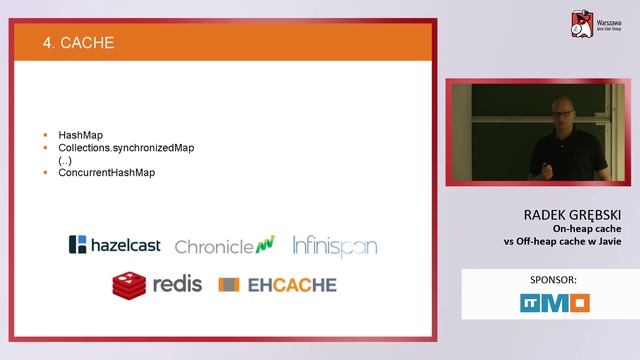 WJUG #166 - On-heap cache vs Off-heap cache w Javie - Radek Grębski смотреть онлайн