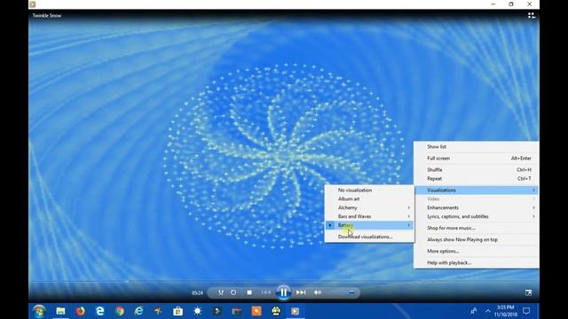 All Windows Media Player 12 Visualizations (Windows 10) смотреть онлайн