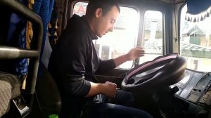 Оплётка на руль man f2000.  Установка в натрассе  м4