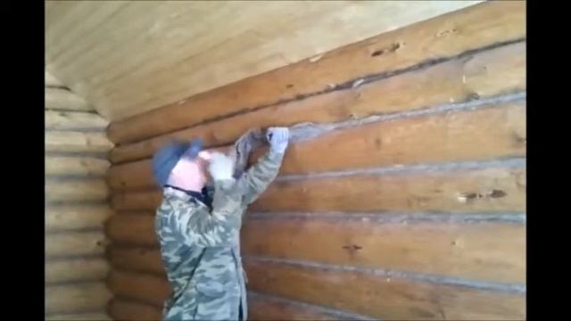 Конопатка деревянных домов смотреть онлайн