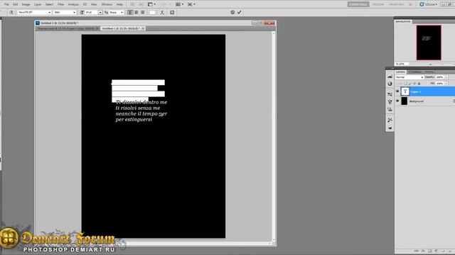 Типографический портрет — Урок Photoshop смотреть онлайн