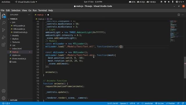 Three.js - Adding Custom Models With OBJLoader And MTLLoader *MUST WATCH | Part 9 | BLIND SOUL смотреть онлайн
