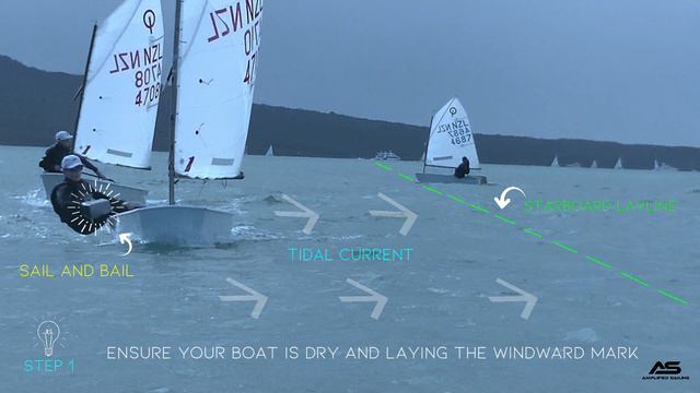 OPTIMIST SAILING - How To Round Windward Marks | [Medium Conditions]