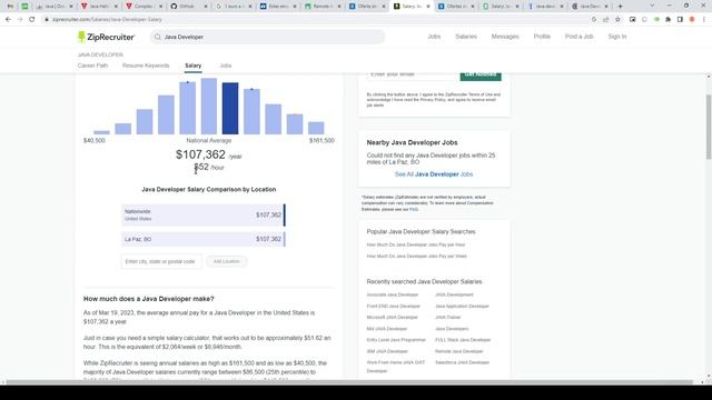 [J001] Programador Java junior, experto: Salarios de 20K a 100K año [Java de principiante a experto смотреть онлайн