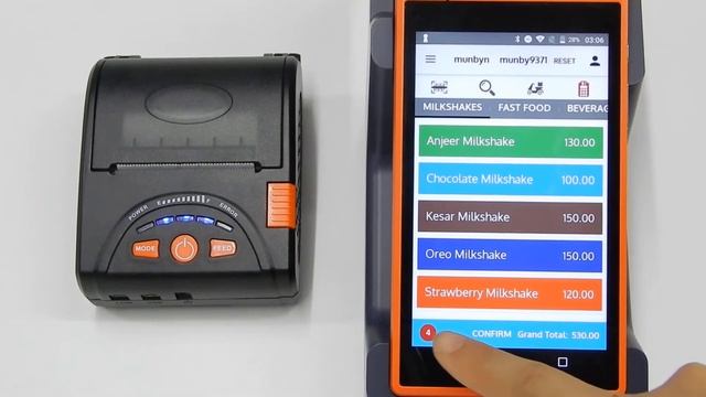 ISSYZONEPOS How to connect IMP001 with Royal POS Point of Sale Android APP смотреть онлайн