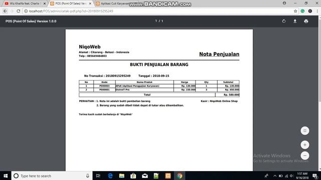 Aplikasi Penjualan (Point Of Sales) Dengan PHP, MySQL dan Bootstrap смотреть онлайн