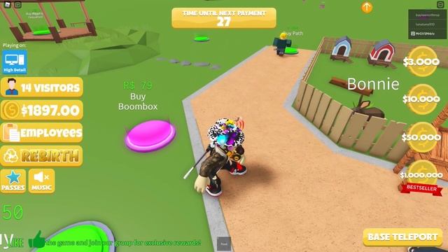 ROBLOX: Zoo Tycoon смотреть онлайн