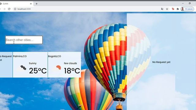 React openweathermap visualización смотреть онлайн