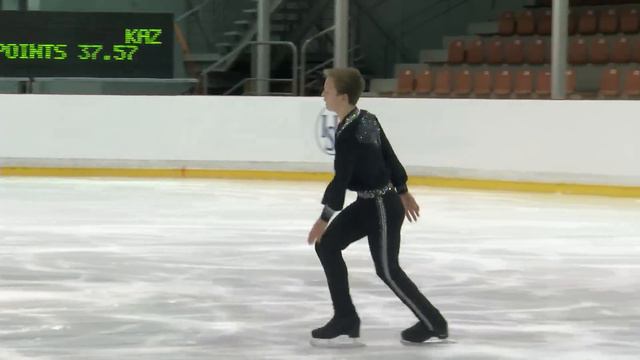 ISU 2015 Jr. Grand Prix Men Free Skate Riga Artur PANIKHIN KAZ смотреть онлайн