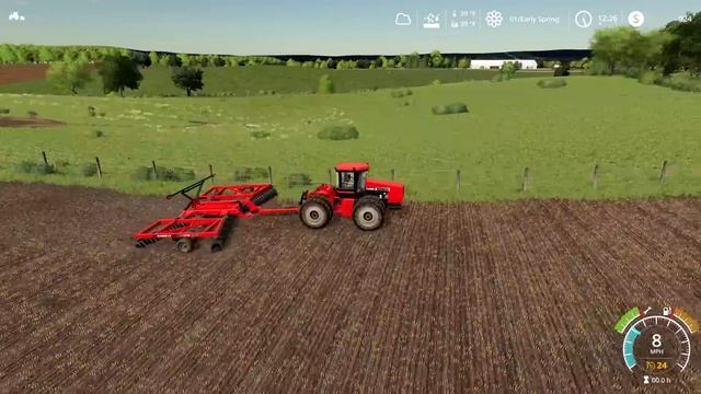 Running Case IH equipment on Clarke Farms by MRG Mapping - Farm Tour and spring tillage - EP1 смотреть онлайн