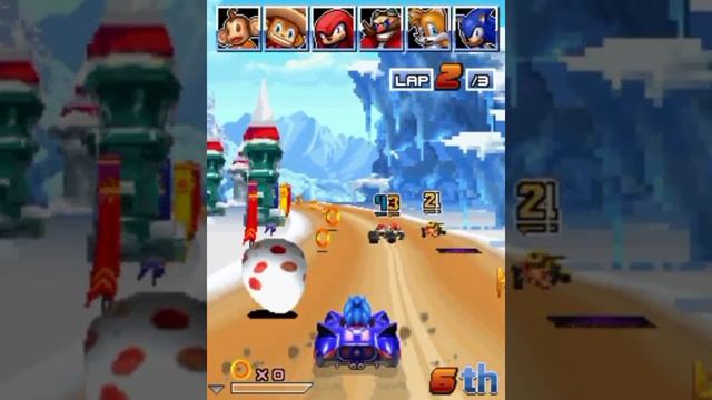 Zerando Sonic & Sega All-Stars Racing [MODO TROFÉU] (EMULADOR DE JAVA PARA ANDROID)