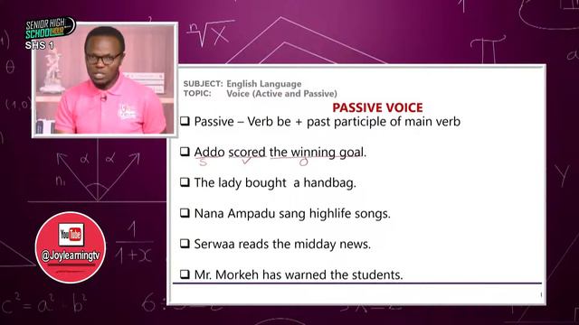 English Language Voice Active and Passive Shs-1 01-03- 2022 смотреть онлайн