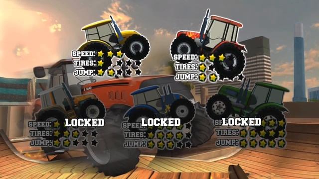 Tractor Rampage Stunt Race Game - Unlocked New Tractor || Monster Car Tractor Racing 3d Game