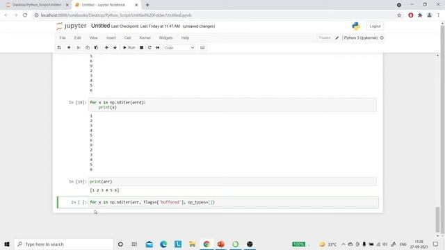 31. Numpy Iteration for Python (Hindi) смотреть онлайн