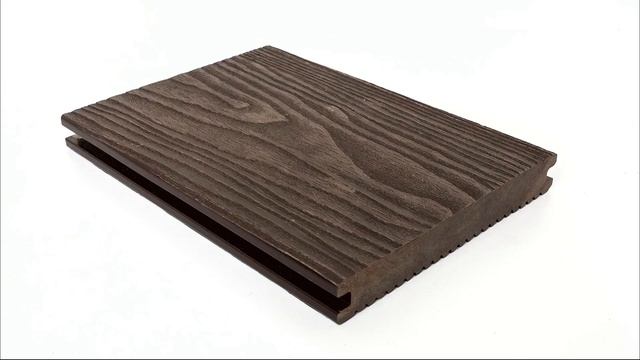 Доска Polivan Group из ДПК полнотелая Denpasar 3D+ВЕЛЬВЕТ, Коричневый смотреть онлайн