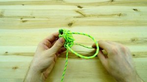 Темляк обезьяний кулак своими руками за 5 минут в домашних условиях. Monkey fist DIY in 5 minutes