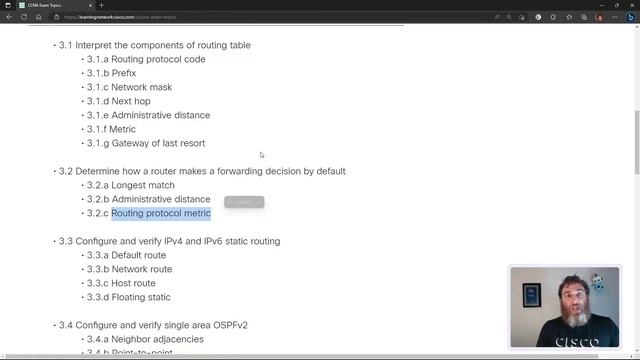 Cisco CCNA Exam Topics: IP Connectivity смотреть онлайн