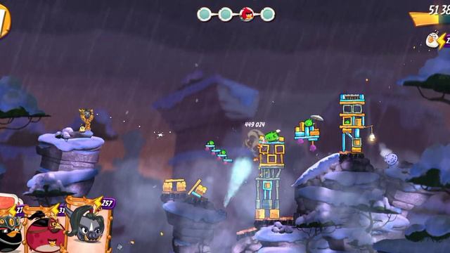 Angry Birds 2 • Daily Challenge • Ежедневное испытание • 3/3/4 • 12/03/23 смотреть онлайн