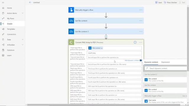 Convert a PNG Image Array to PDF in Power Automate and Logic Apps смотреть онлайн