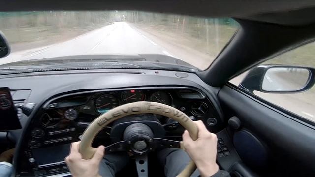 600hp Toyota Supra 2JZ with awesome turbo sound - POV DRIVING (external mic) смотреть онлайн
