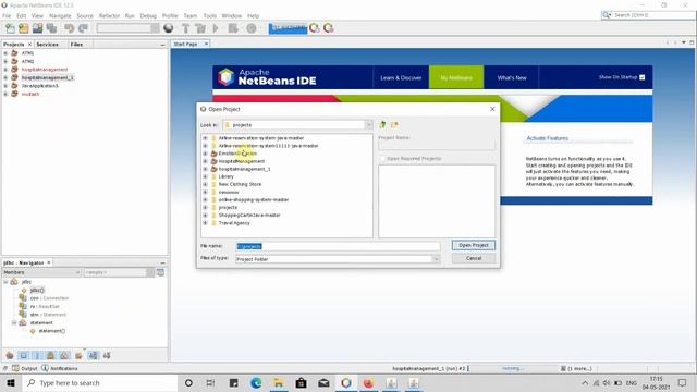 How to open project in java netbeans смотреть онлайн