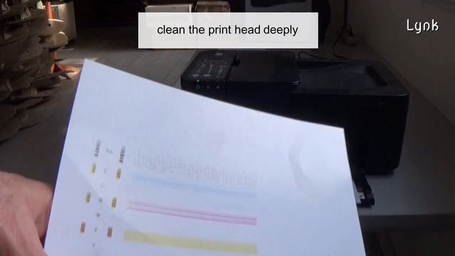 Cleaning the nozzles of a Canon inkjet Printer смотреть онлайн