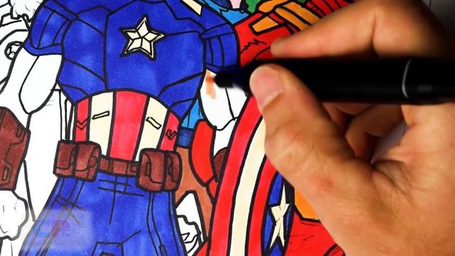 Avengers Coloring Pages/All Superheroes in Action/Justin Gamana & SVG - Universe [COPYRIGHT FREE] смотреть онлайн